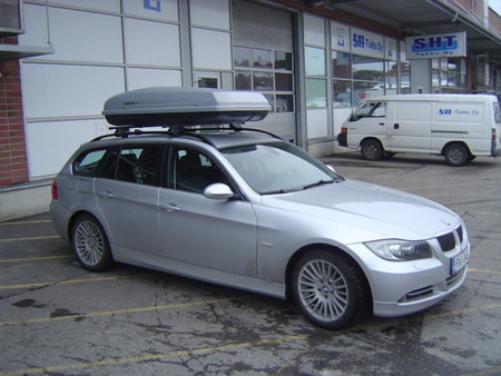 BMW 3 sarjalainen ja Hapro Roady 450 , hieno yhdestelma\\n\\n20.3.2012 17.46